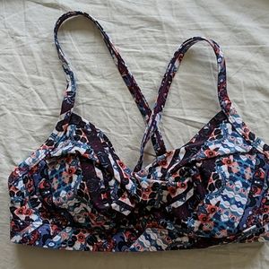 Athleta | Wild Bloom Marrakesh Twister Bikini Top